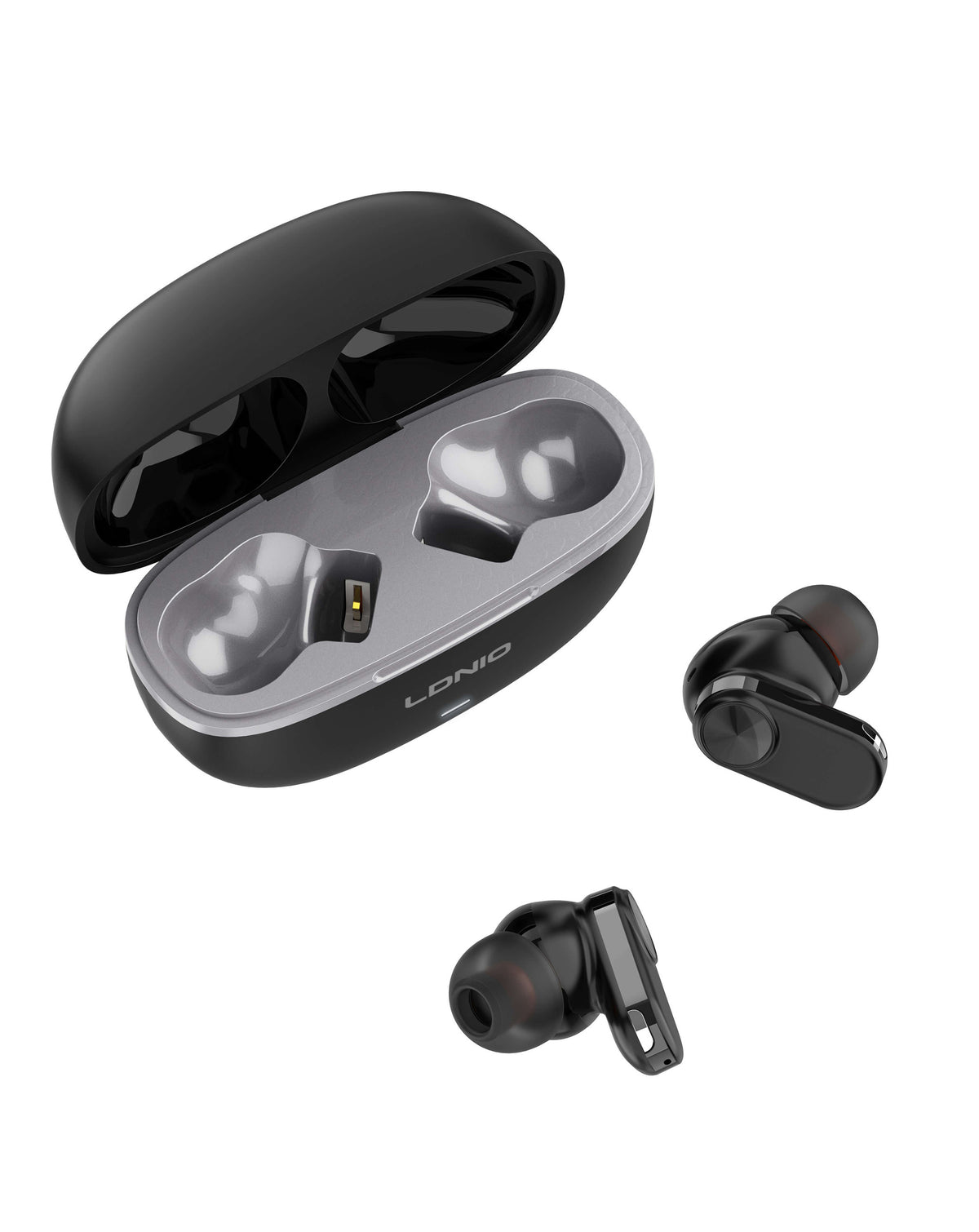 LDNIO T13 TWS Bluetooth Wireless Stereo Earbuds with Microphone — Black
