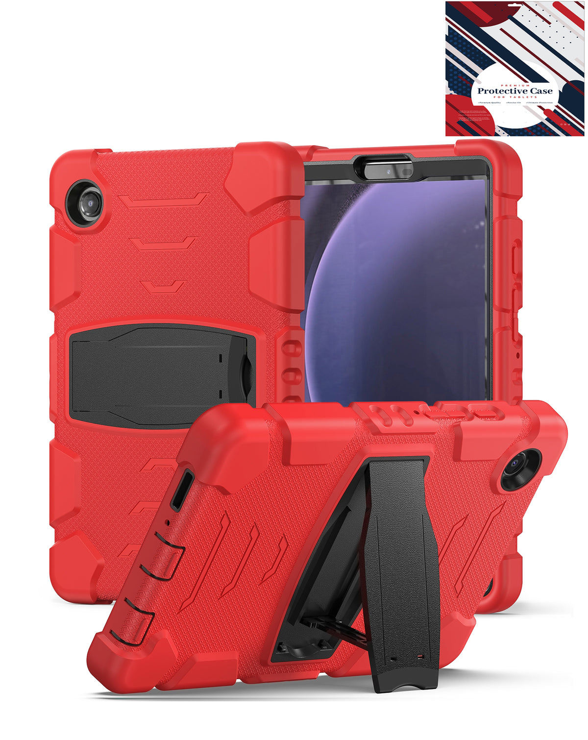 Full-Body Case for Galaxy Tab A9 2023 8.7 X110 X115 X117 — Red