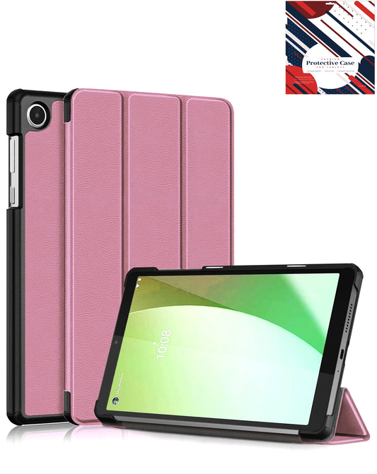 Heavy-Duty Shockproof Kickstand Case for Galaxy Tab A9 2023 8.7 / Tab A11 2025 8.7 — Pink