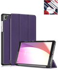 Heavy-Duty Shockproof Kickstand Case for Galaxy Tab A9 2023 8.7 / Tab A11 2025 8.7 — Purple