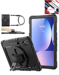Soft Silicone Case for Galaxy Tab S10 Ultra / S9 Ultra / S8 Ultra 14.6 — Black