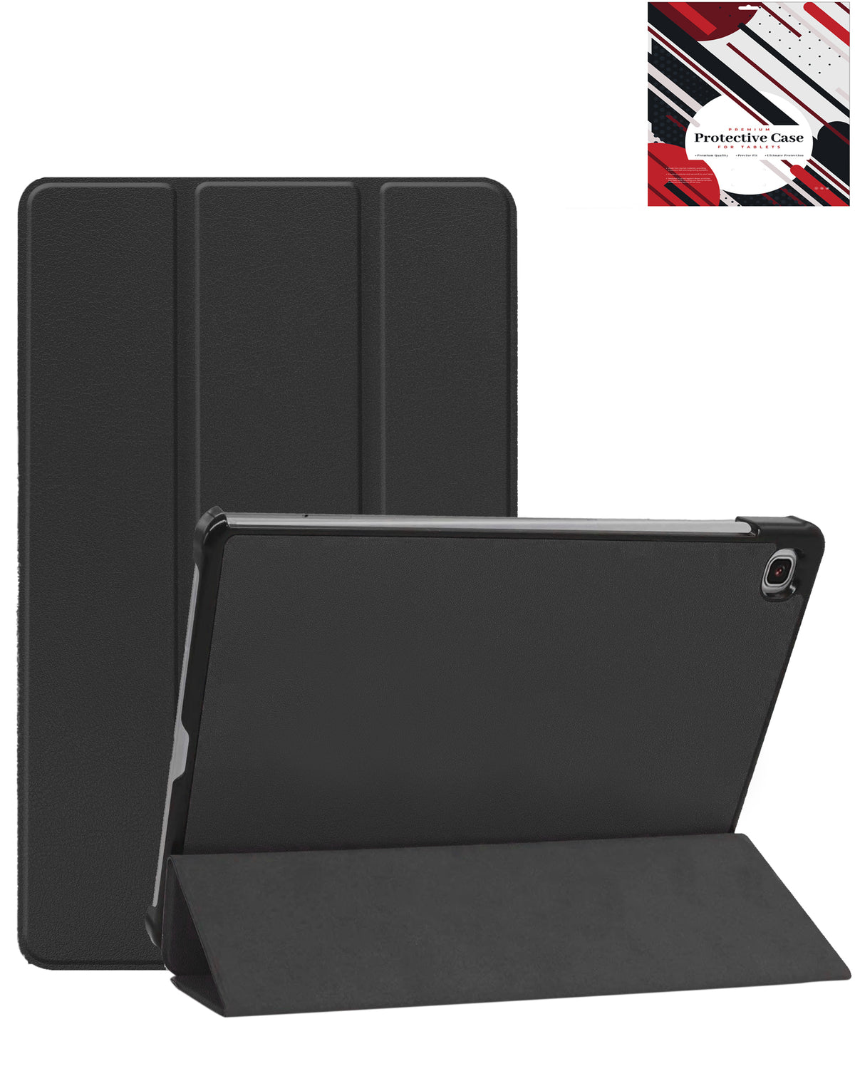 Heavy-Duty Shockproof Kickstand Case for Galaxy Tab S6 lite 10.4 — Black