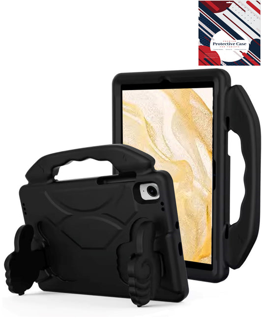 Kickstand Kids Case for Galaxy Tab S9 / Tab S9 FE / Tab S10 FE / Tab S10 Lite — Black