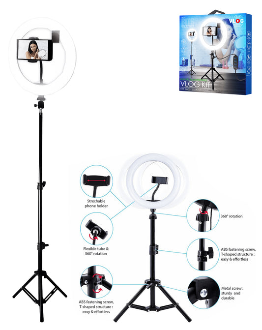 Bytech Selfie Ring Light with Tripod-LG