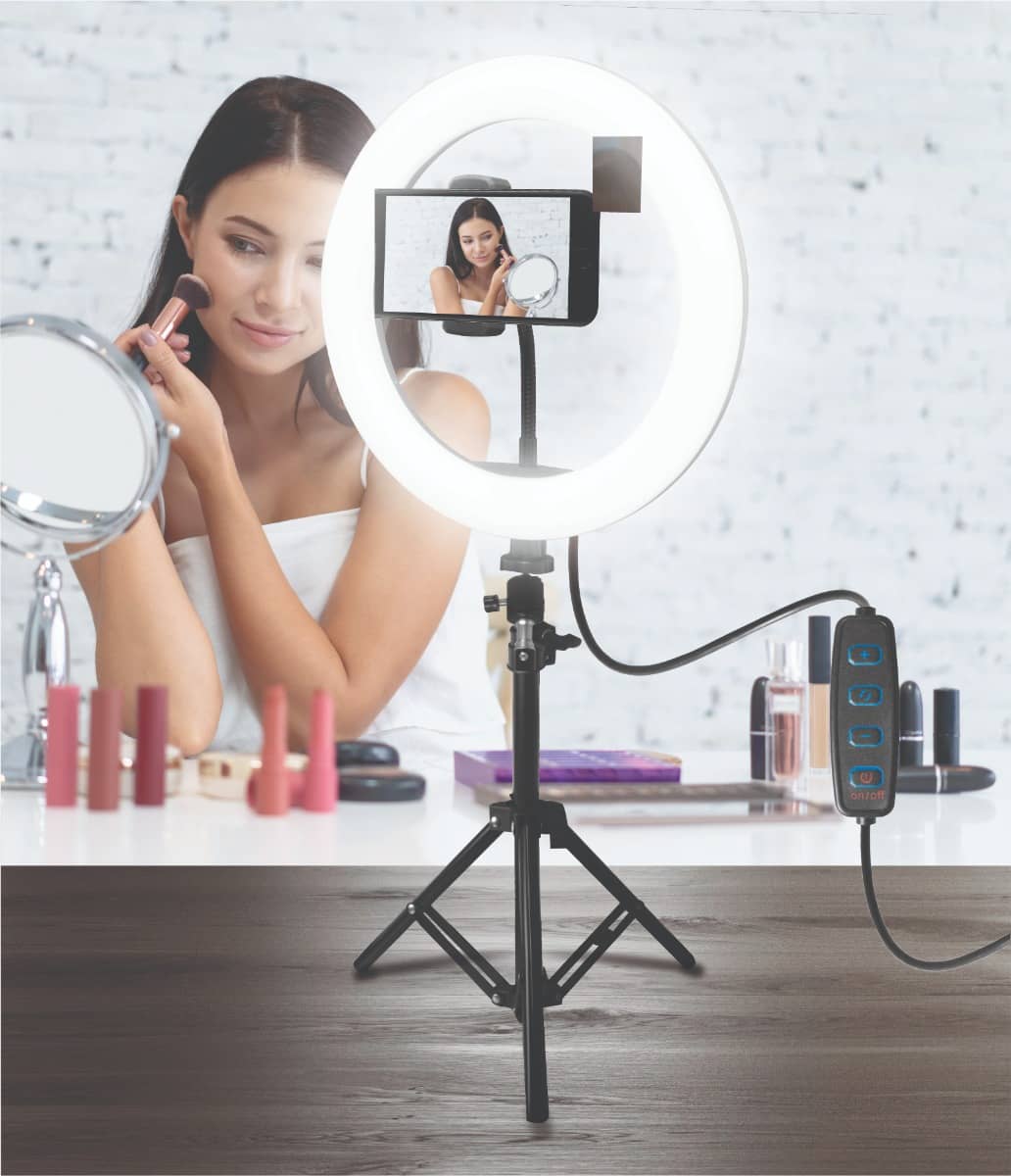 Bytech Selfie Ring Light with Tripod-LG
