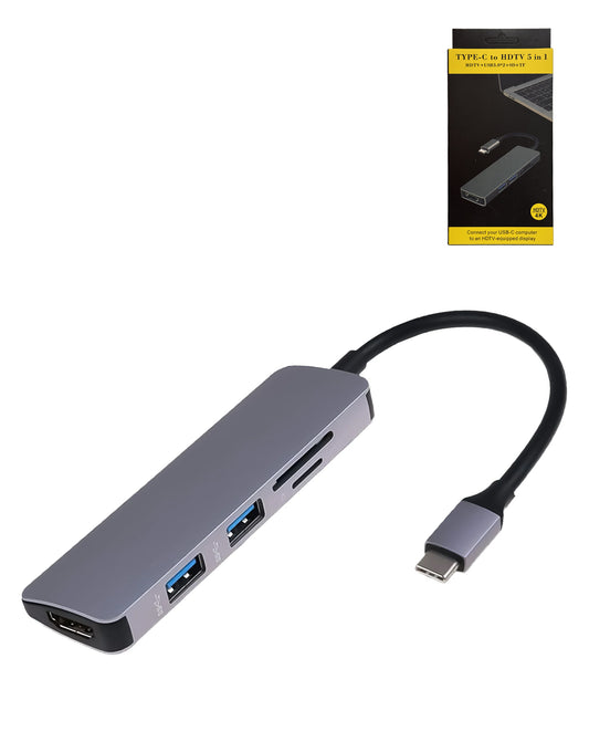 USB-C Expander for — 4K HDMI + USB-C + SD / TF Card Reader