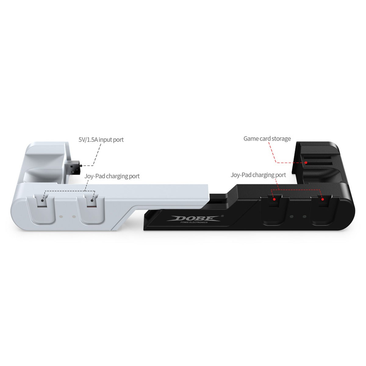 Dobe L/R Small Handle Charging Base for Nintendo Switch OLED Joy Con Controller