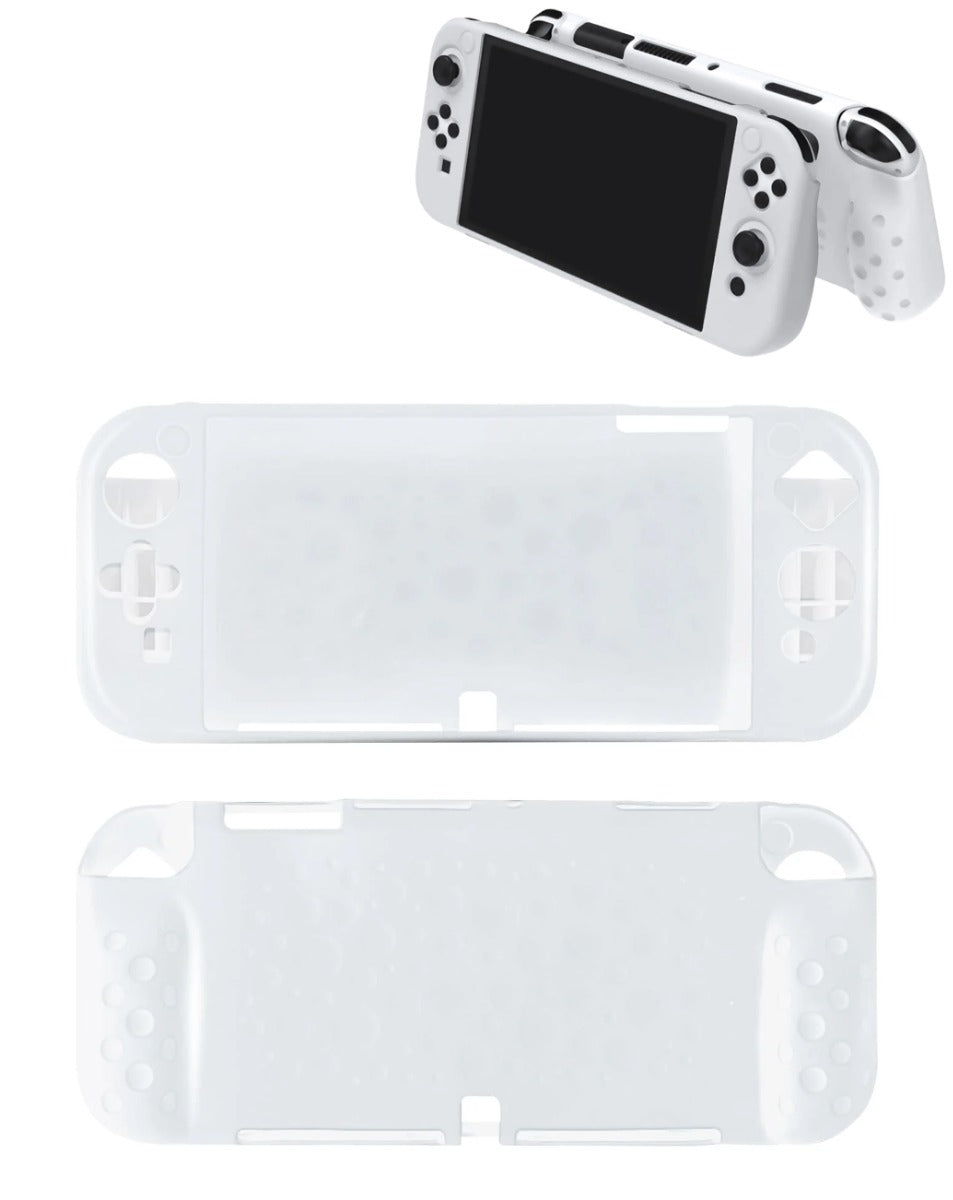 Dobe Silicone Protective Cover for Nintendo Switch OLED — Clear
