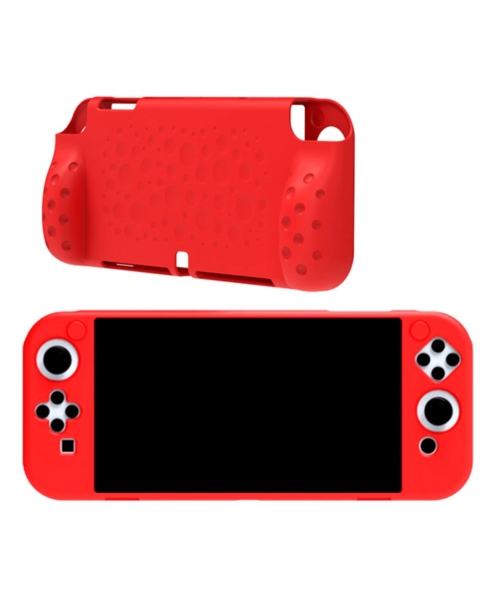 Dobe Silicone Protective Cover for Nintendo Switch OLED — Red