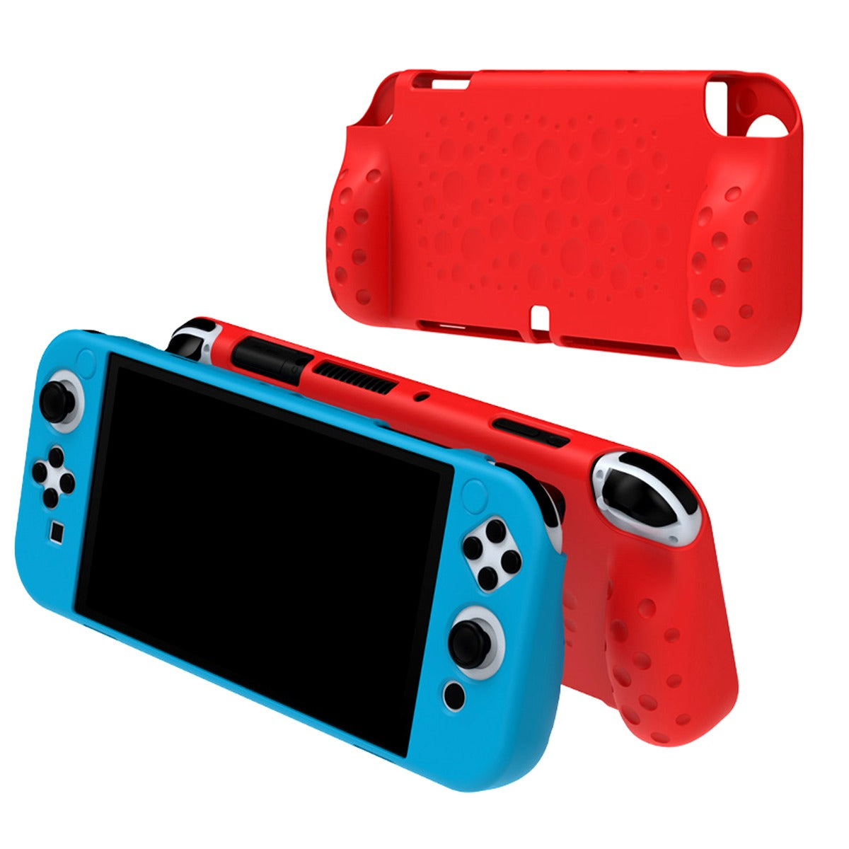 Dobe Silicone Protective Cover for Nintendo Switch OLED — Red