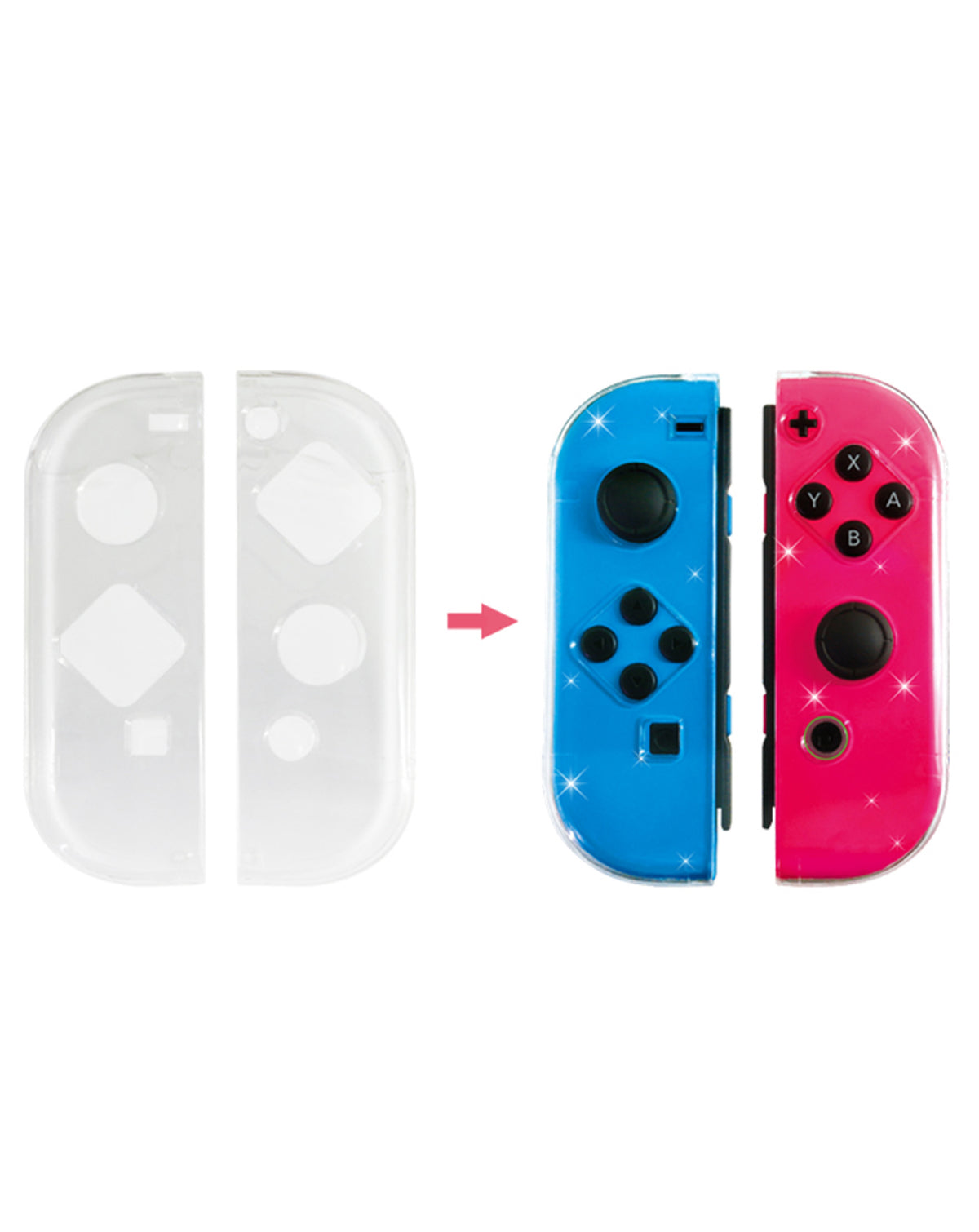 Dobe Crystal Protective Case for Nintendo Joy-Con Controller 2