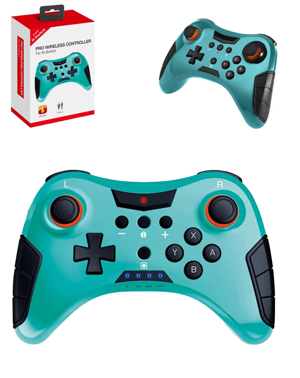 Dobe Bluetooth Controller for Switch / PC / Android — Blue
