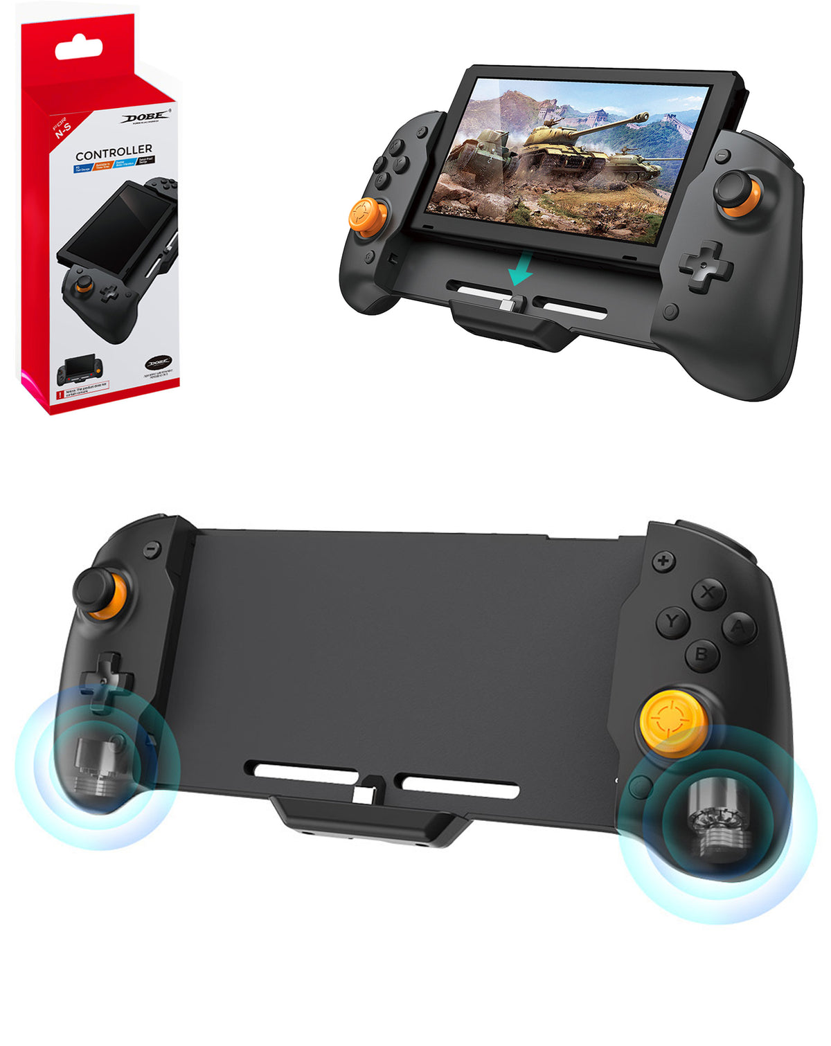 in-Line Controller for Nintendo Switch — Black