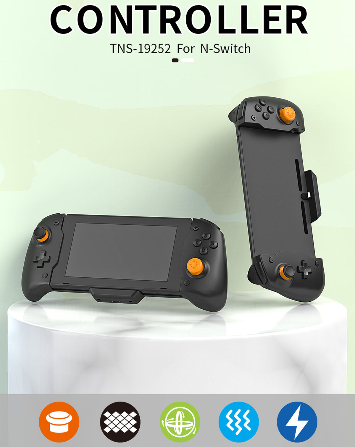 in-Line Controller for Nintendo Switch — Black