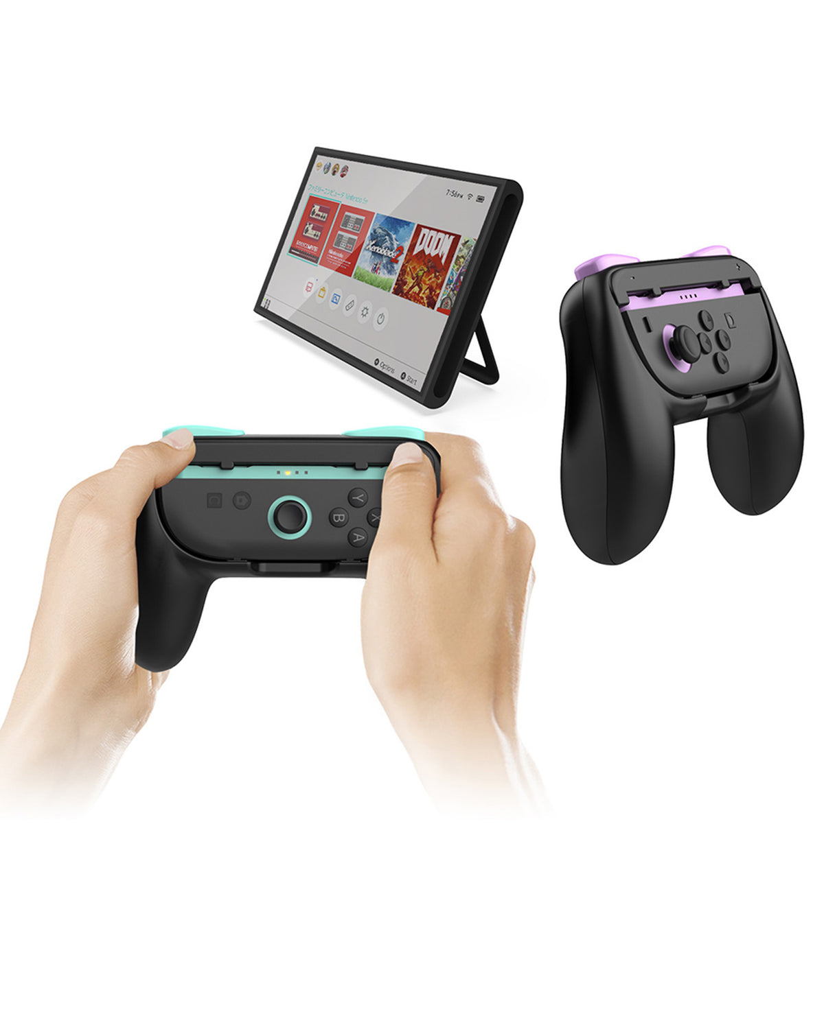 Dobe Controller Shell for Nintendo Joy-Con 1 and 2 Controllers — 2 Piece Set