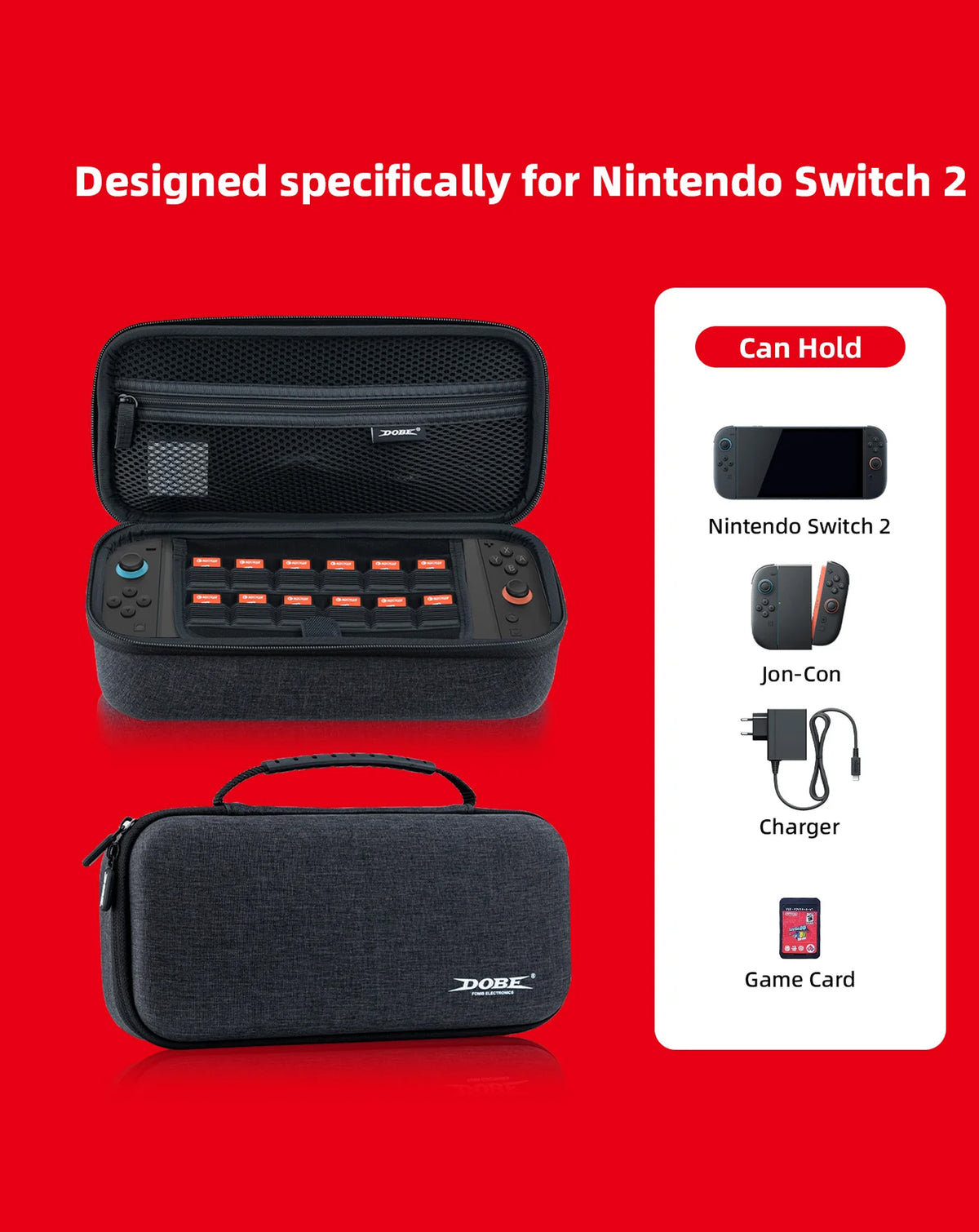 Dobe Storage Case for Nintendo Switch 2
