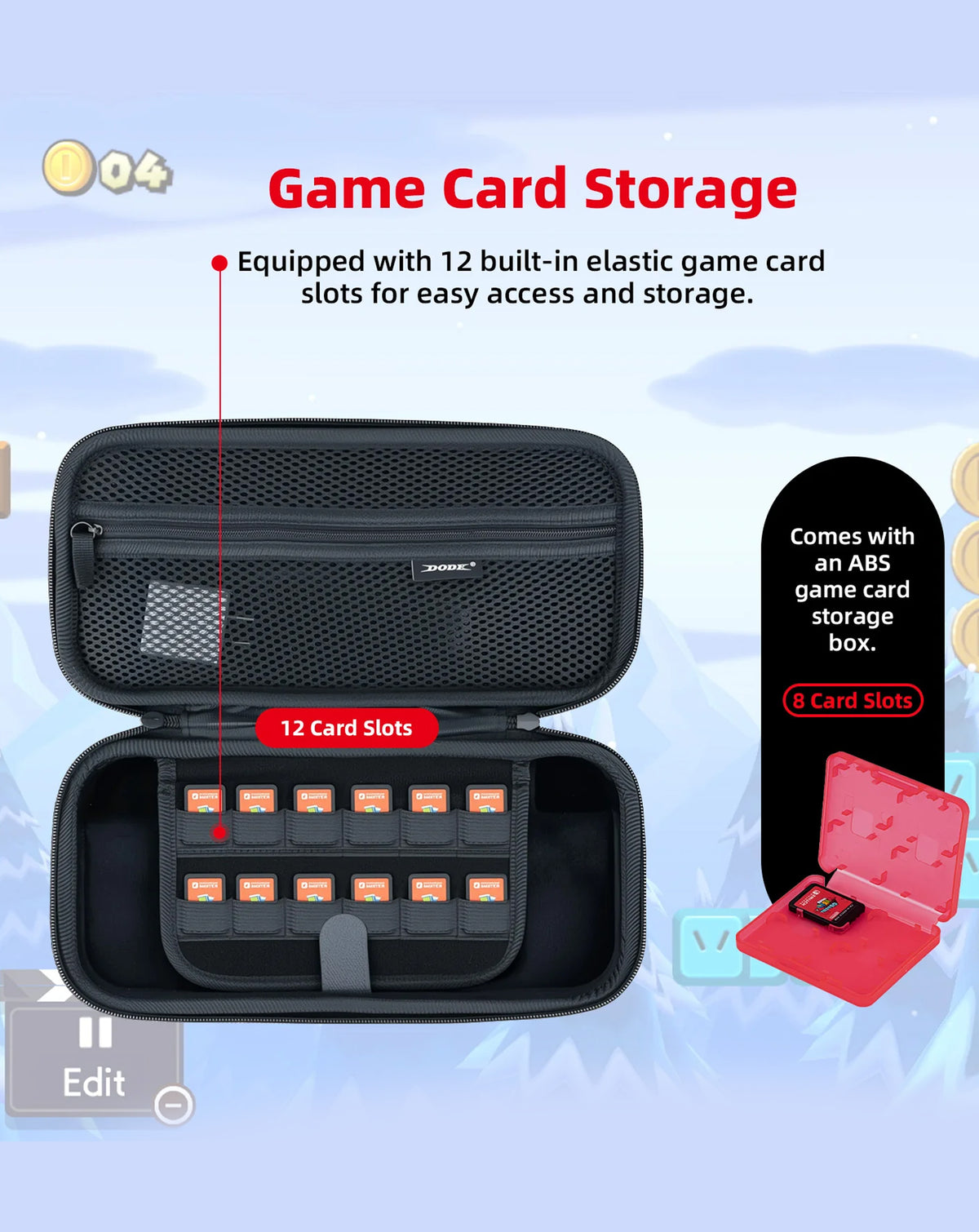 Dobe Storage Case for Nintendo Switch 2