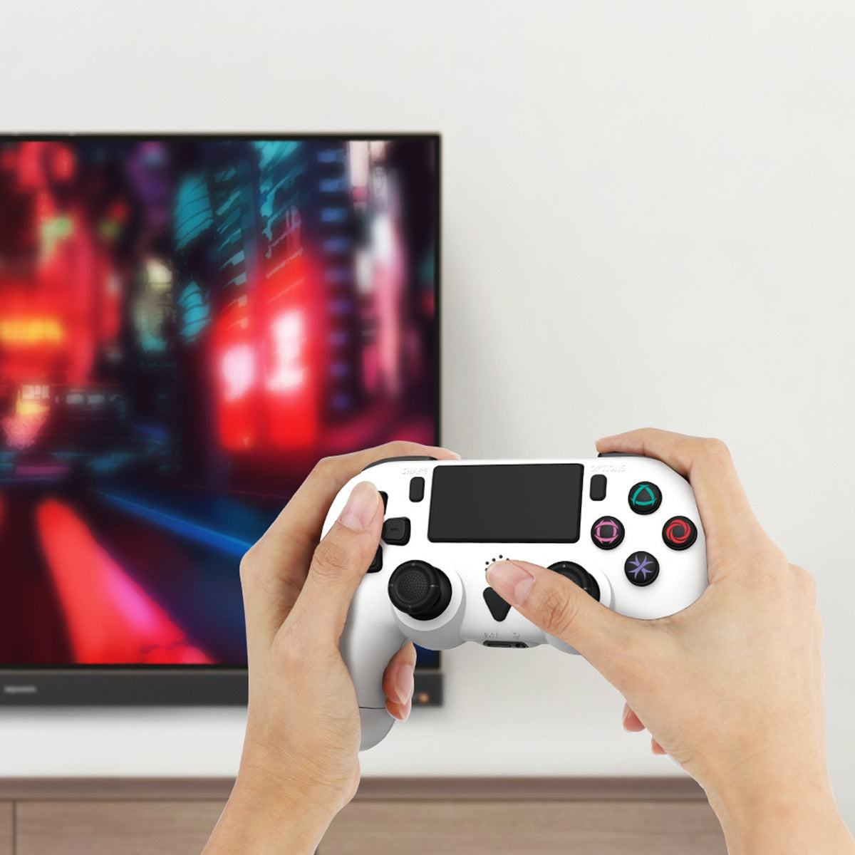 Dobe Bluetooth Controller PlayStation 4 / PC — White