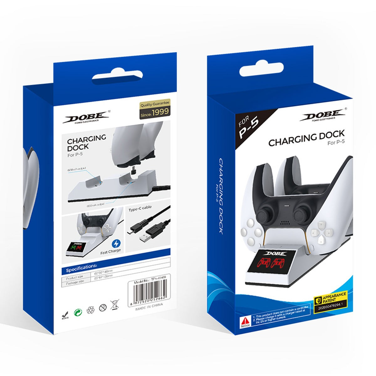 Dobe Controller Charging Stand for PlayStation 5 / Elite Controllers — Dual Sense