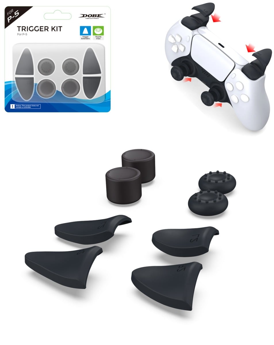 Dobe Controller Trigger Kit for PlayStation 5 Wireless Controller — Dual Sense