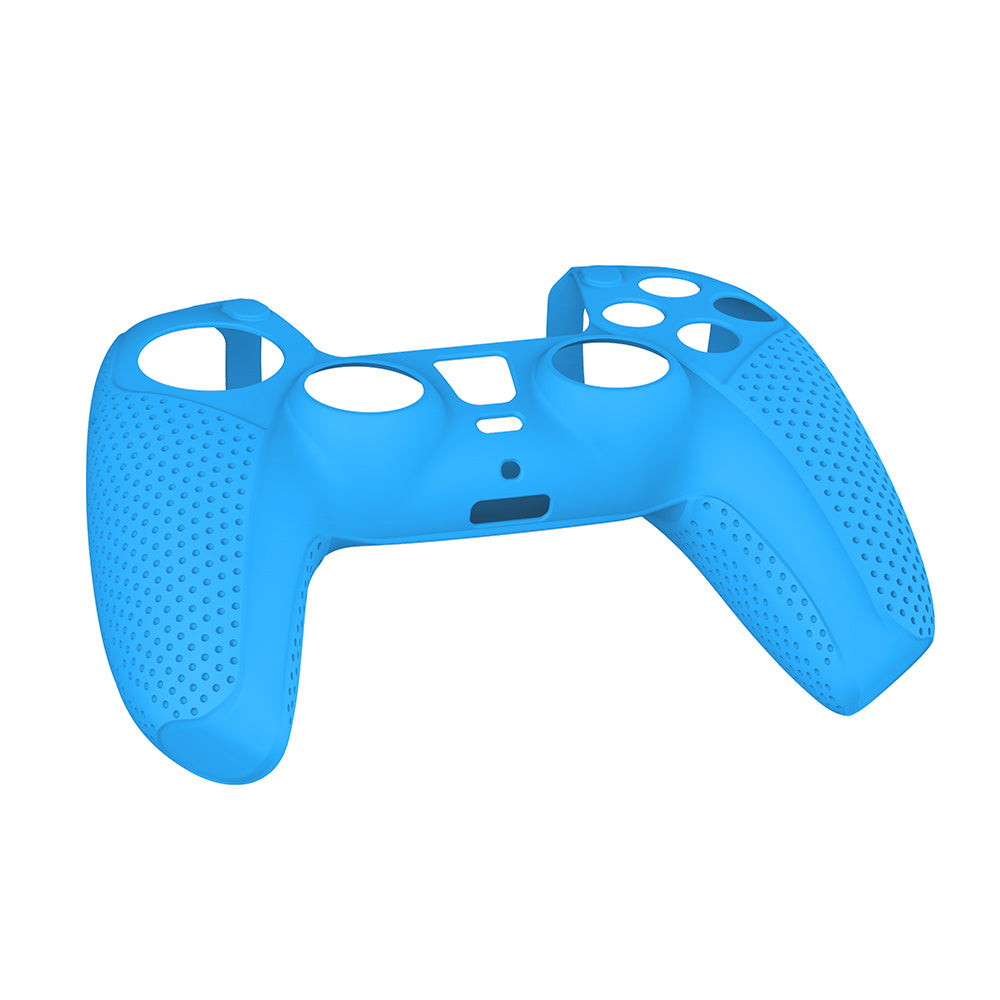 Dobe Controller Silicon Case for PlayStation 5 Wireless Controller — Blue, Dual Sense
