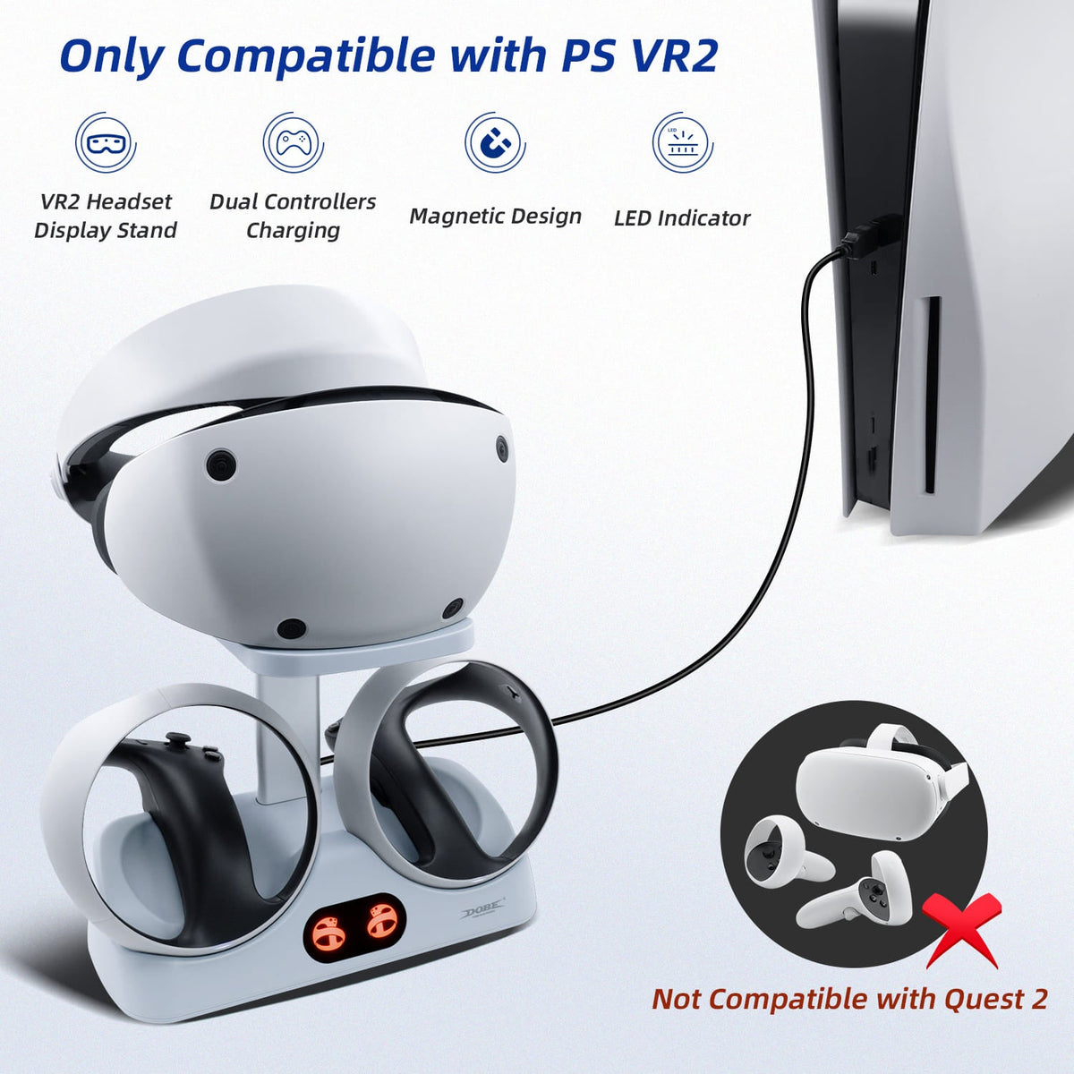 Dobe Charging Stand for Playstation 5 & VR 2