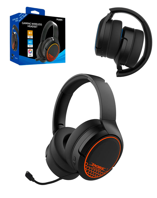 Dobe Gaming Wireless Headphones for PlayStation 4 / 5 / Switch / PC / Smart Phone / Tablet