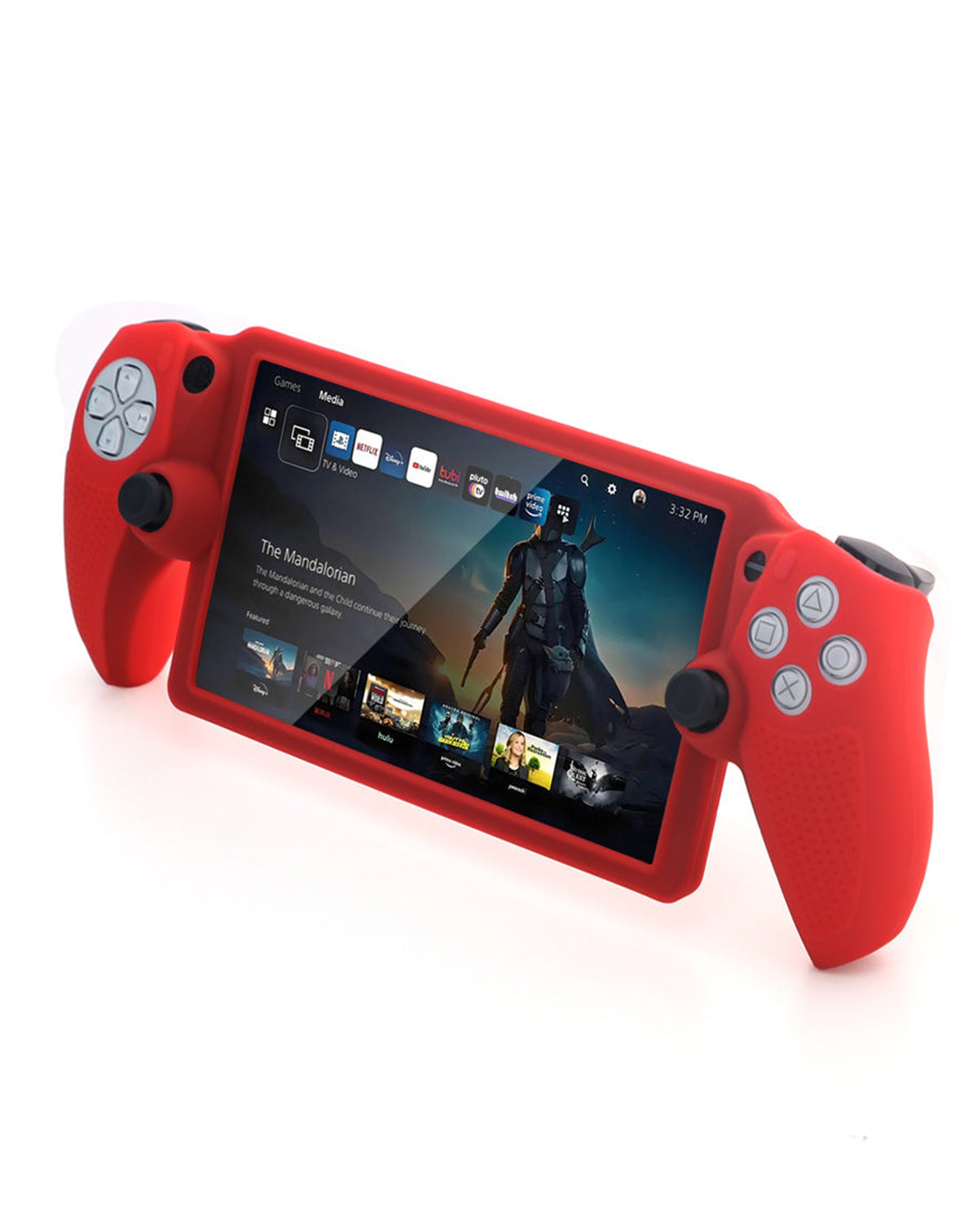 Dobe Silicone Protective Cover for PlayStation 5 Portal — Red