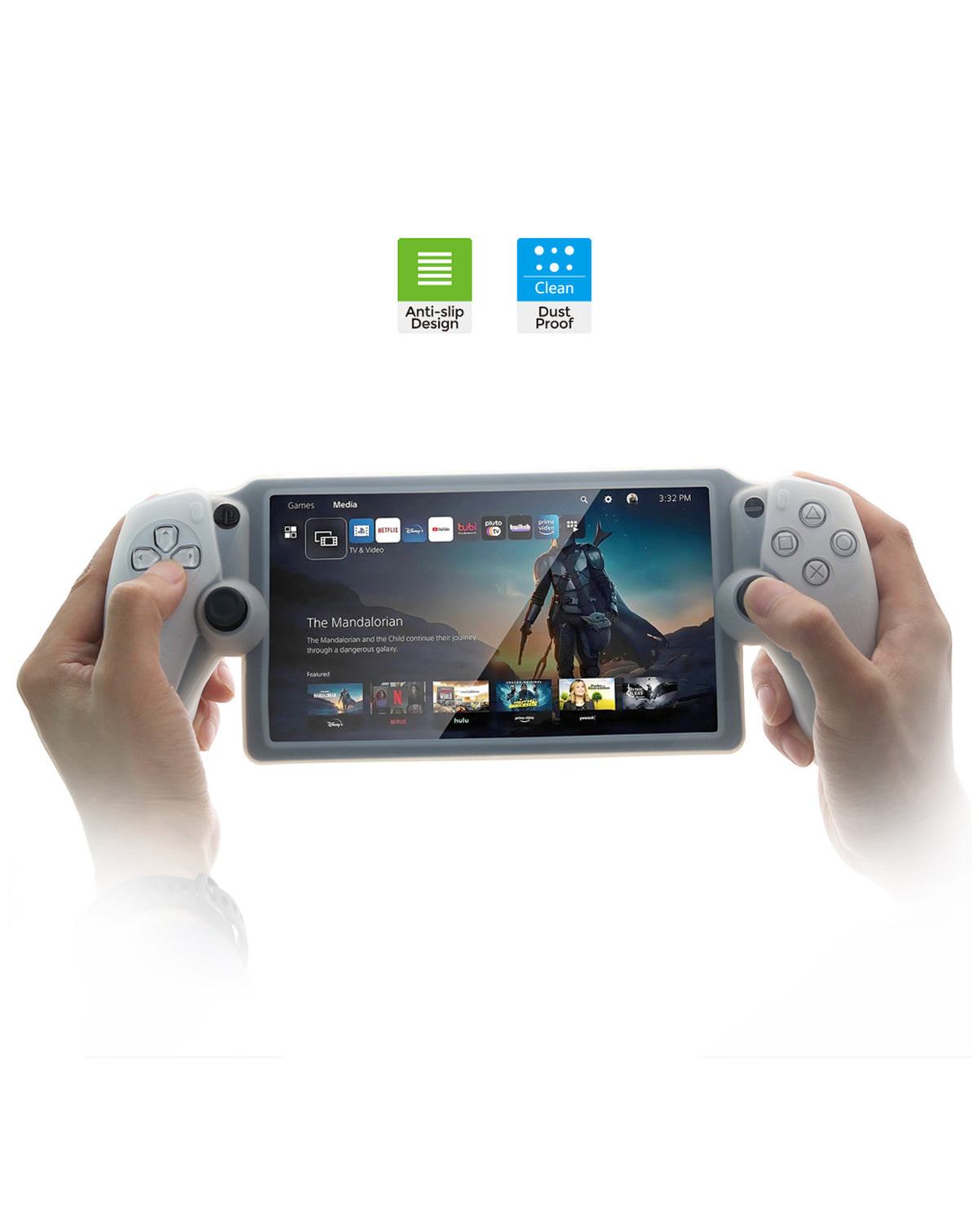Dobe Silicone Protective Cover for PlayStation 5 Portal — White