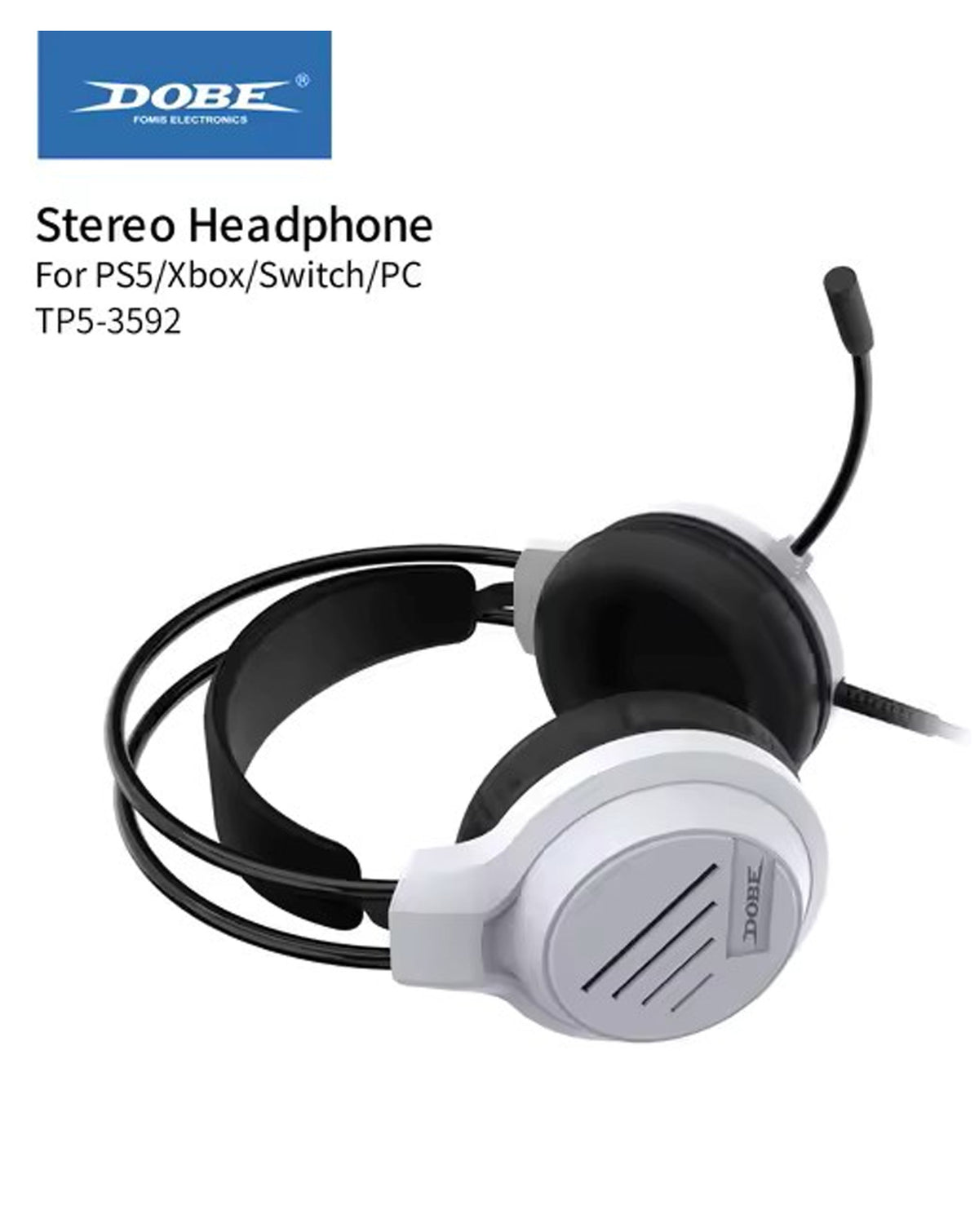 Dobe Gaming Wired Headphones for PlayStation 4 / 5 / Switch / Xbox / PC / Smart Phone / Tablet