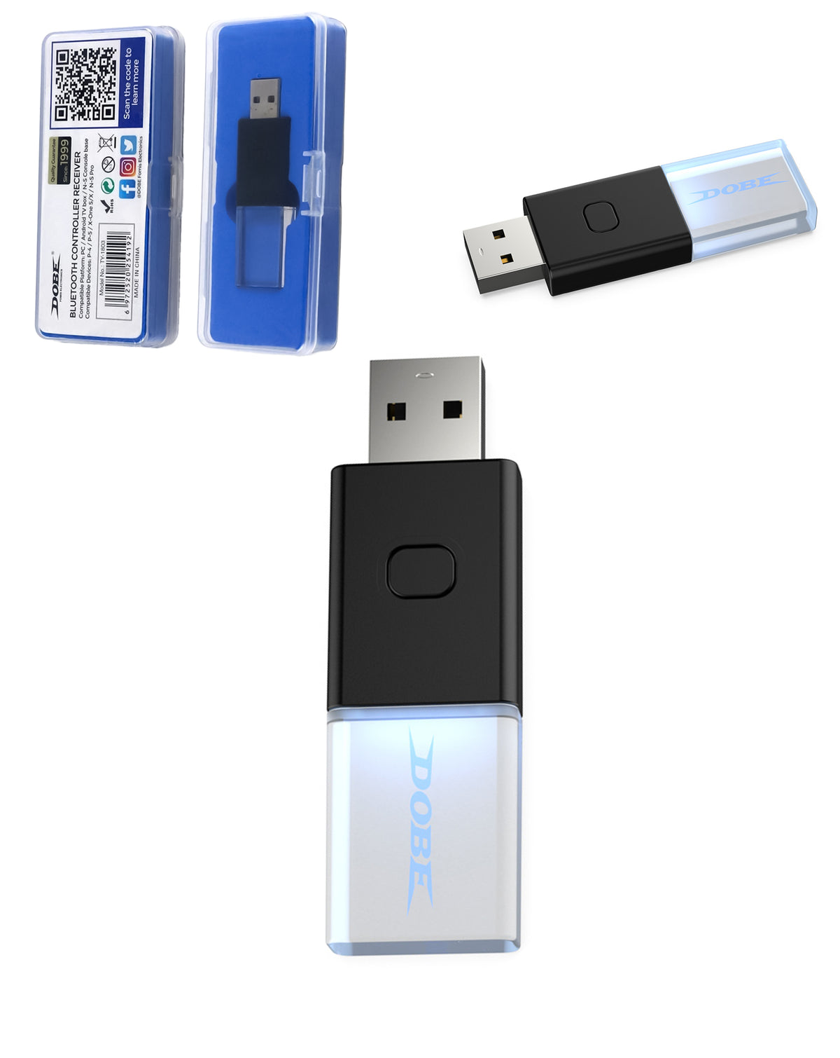 Dobe Bluetooth Receiver for PlayStation 5 / PC / Laptop