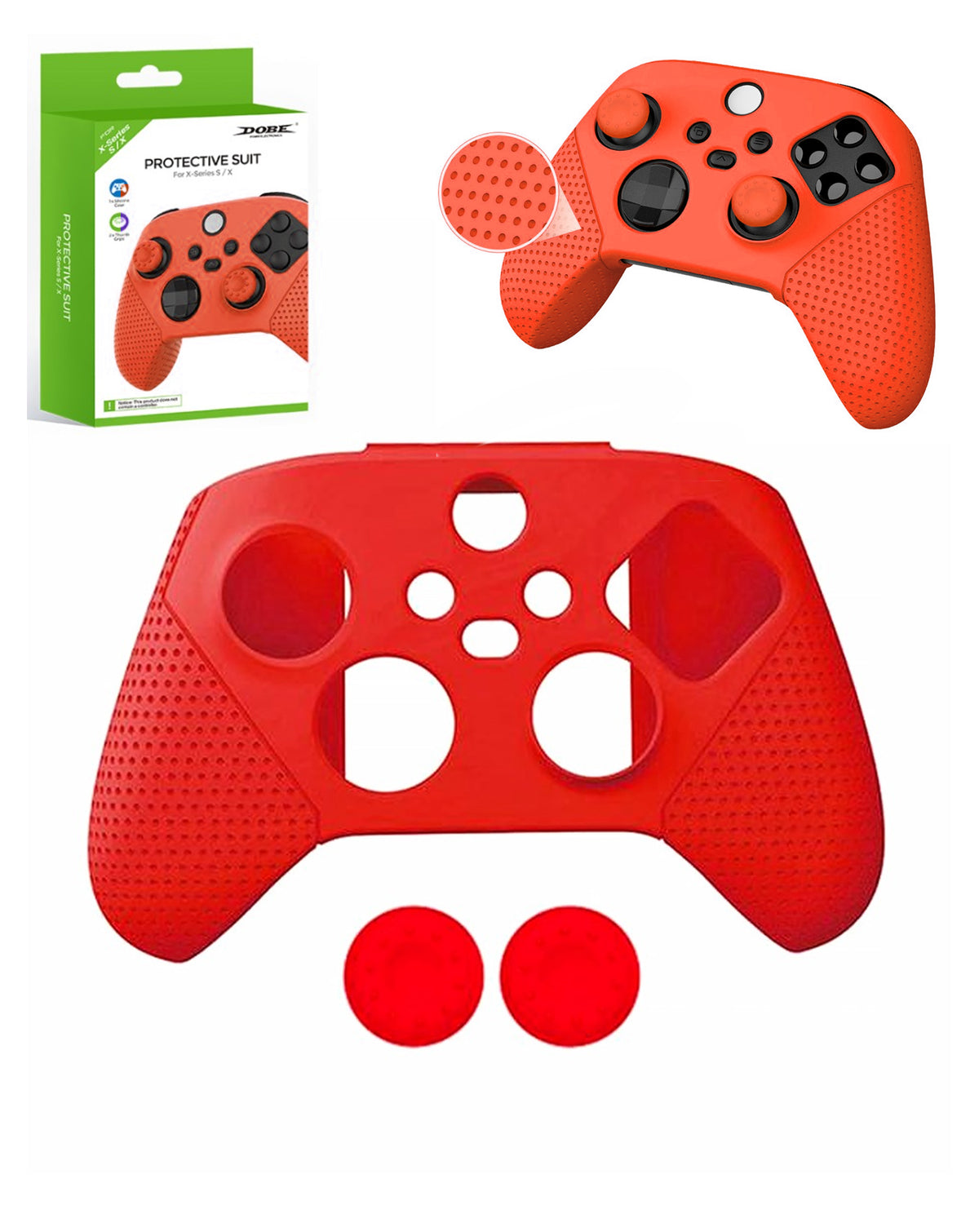 Dobe Protective Case for Xbox Series S / X — Red