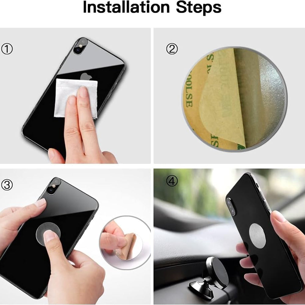 EVO Round Magnetic Metal Sticker for Inside Case