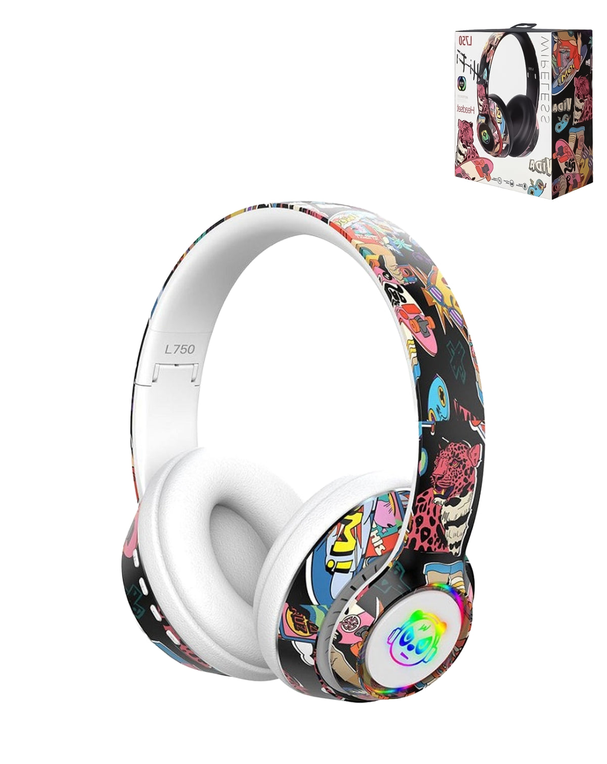 Vida L750 Wireless Headphones — White