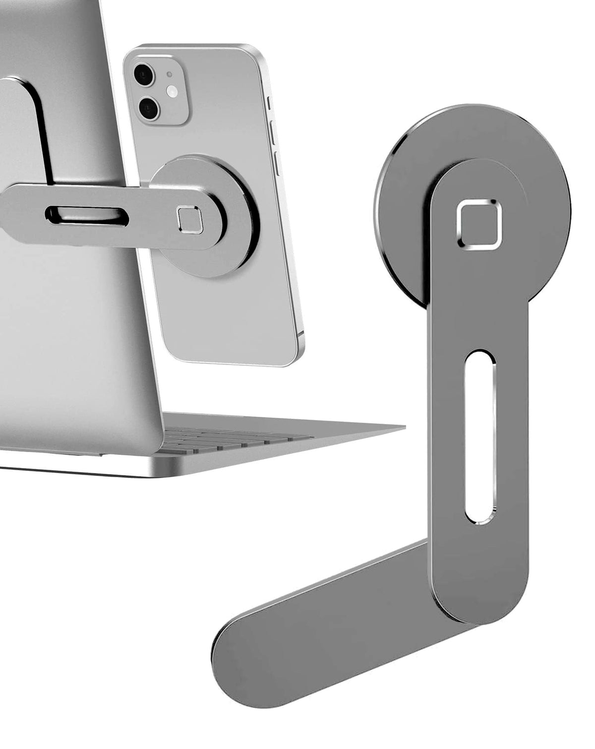 Aluminum Alloy Magnetic Phone Holder — Gray