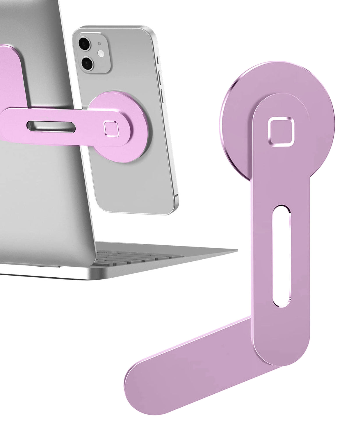 Aluminum Alloy Magnetic Phone Holder — Pink