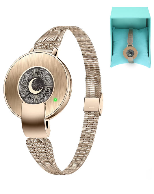 QWatch Pro Smart Watch with Amoled Display — Gold