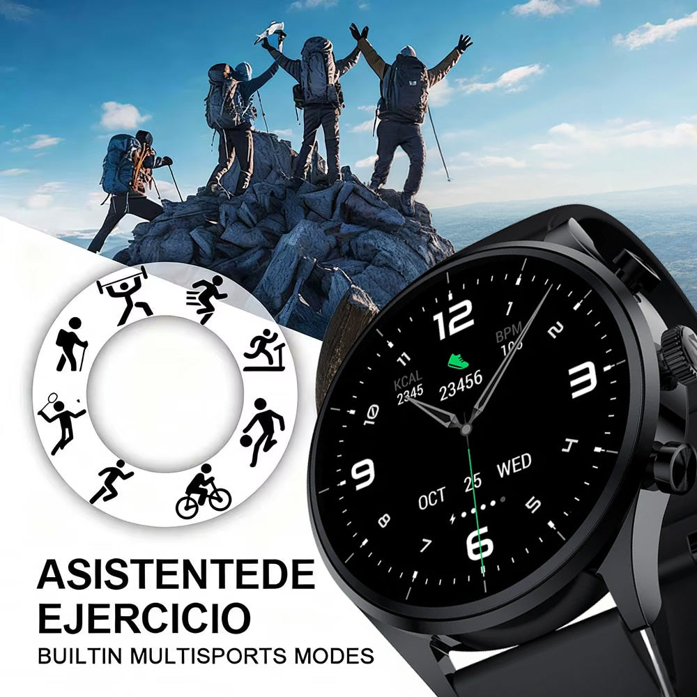 DaFit Smart Watch with 1.43" Amoled Display — Black