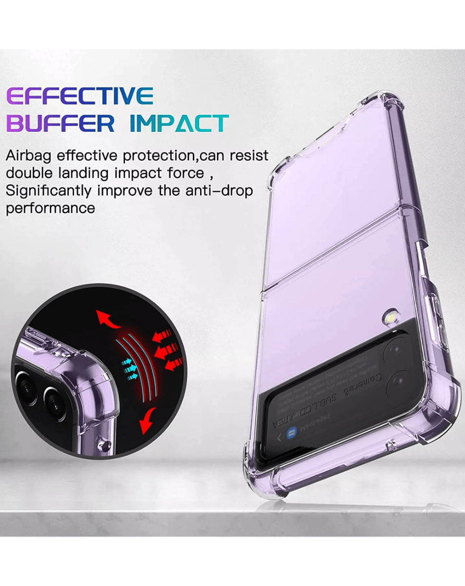 Crystal Clear Case for Galaxy Z Flip 4 — Clear