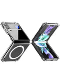 Crystal Clear Wireless-Charging Compatible Case for Galaxy Z Flip 4