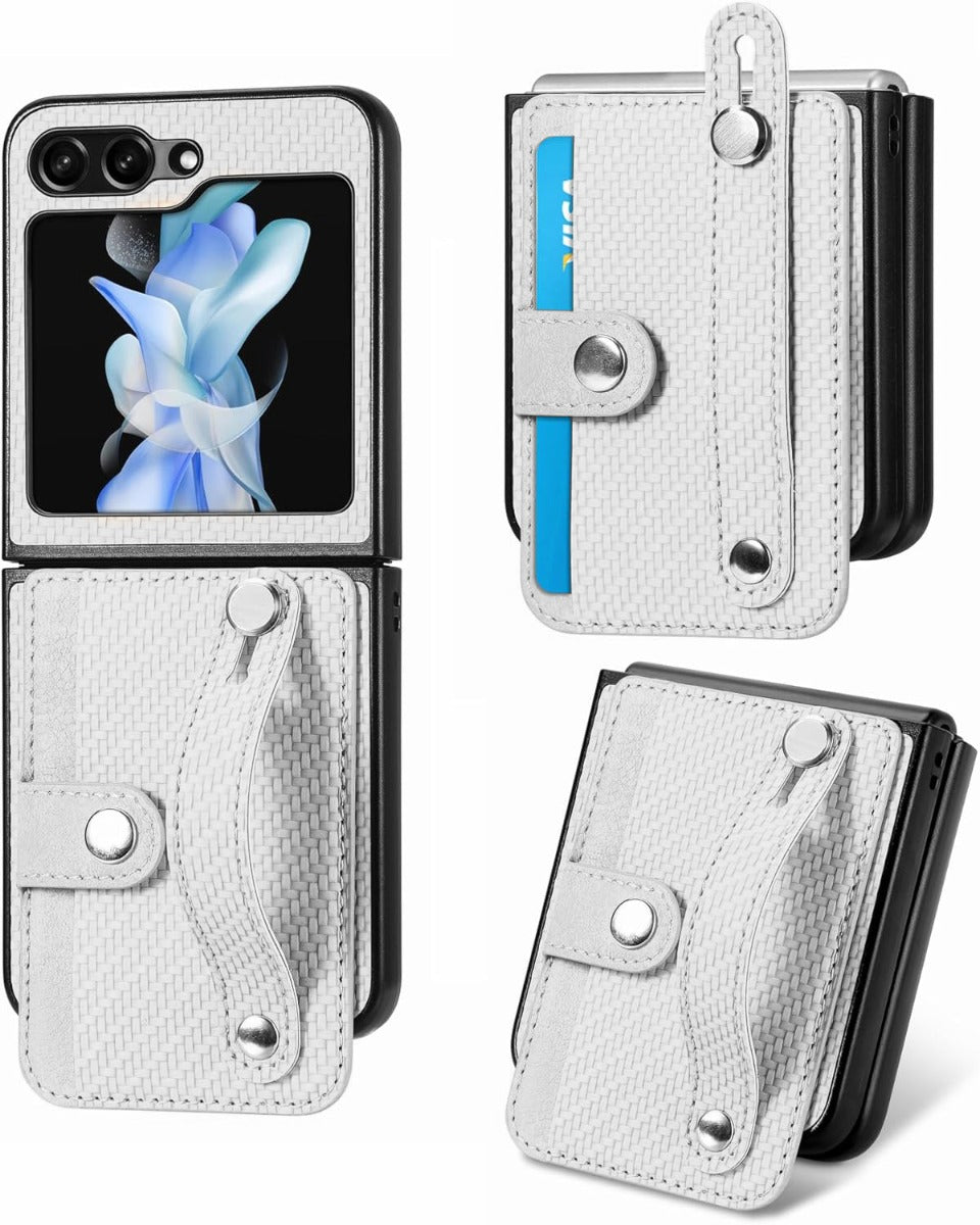 Wallet Case for Galaxy Z Flip 5 — White