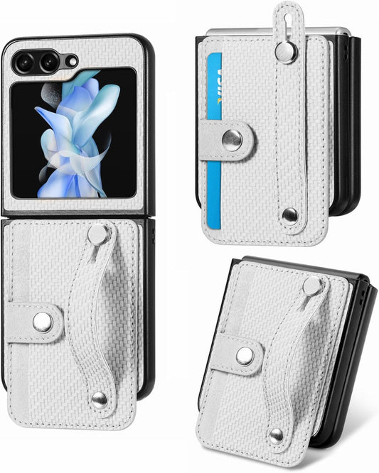 Wallet Case for Galaxy Z Flip 5 — White