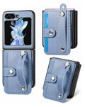 Wallet Case for Galaxy Z Flip 6 / Z Flip 7 FE — Blue