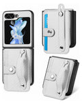 Wallet Case for Galaxy Z Flip 6 / Z Flip 7 FE — White