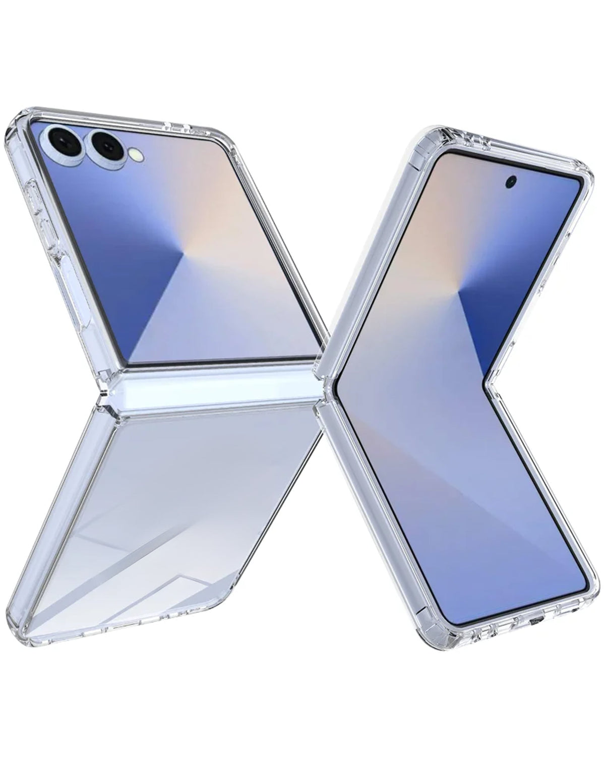 Crystal Clear Case for Galaxy Z Flip 7 — Clear
